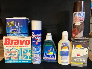 Lotto 7 Prodotti Vintage Anni 80/90 tutto in lire