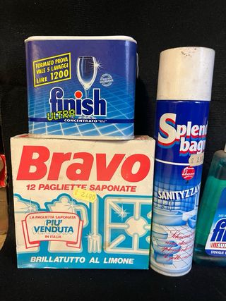 Lotto 7 Prodotti Vintage Anni 80/90 tutto in lire