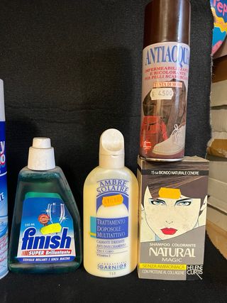 Lotto 7 Prodotti Vintage Anni 80/90 tutto in lire