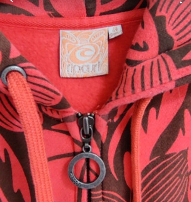 Sudadera Rip Curl Roja Floral