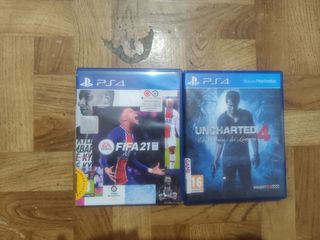 PS4 Slim 1TB + 2 Mandos + Cascos + FIFA 21 y Uncha