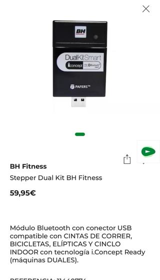 Bicicleta Elíptica BH NLS12 Fitness