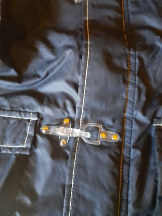 Giacca bimbi blu con cappuccio