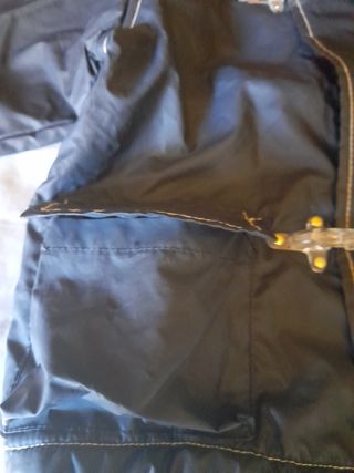 Giacca bimbi blu con cappuccio