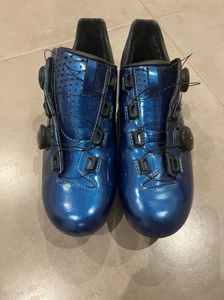 Zapatillas Ciclismo Van Rysel 900 Azul Metálico