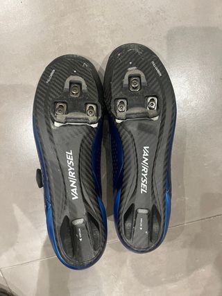 Zapatillas Ciclismo Van Rysel 900 Azul Metálico