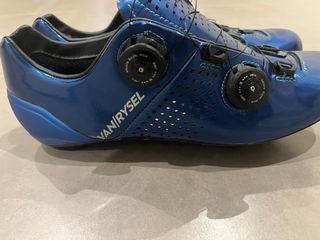 Zapatillas Ciclismo Van Rysel 900 Azul Metálico