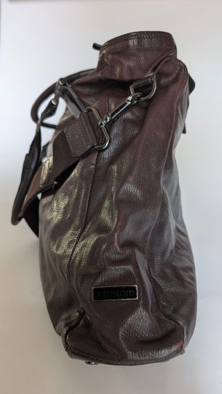 Borsa Testoni uomo pelle marrone