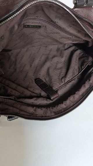 Borsa Testoni uomo pelle marrone