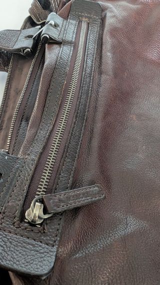 Borsa Testoni uomo pelle marrone