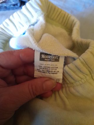 Pantaloni bimbi menta con tasche