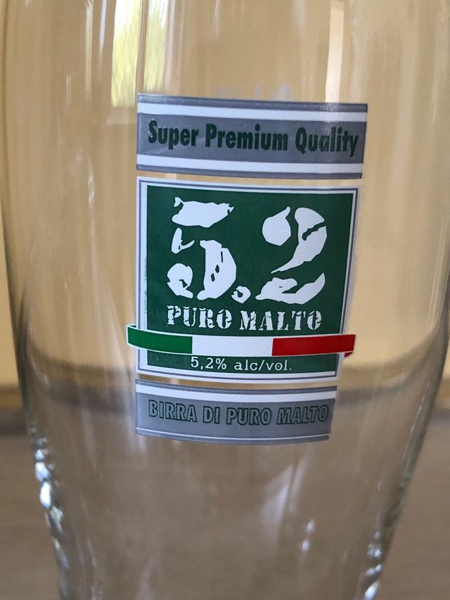 3 Bicchieri birra 5.2 Puro Malto