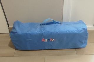 Parque Cuna de Viaje Azul Estrellas Pirata