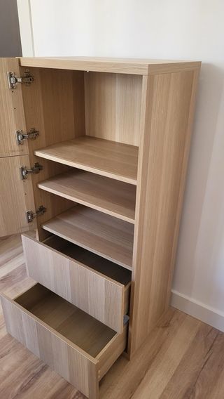 Armario oficina de Ikea madera