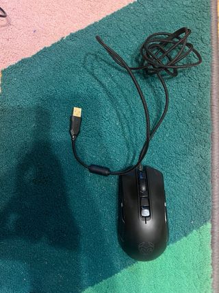 Ordenador HP Negro +Monitor AOC+Teclado y Ratón