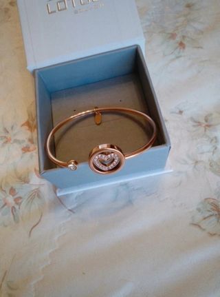 Bracciale Lotus Silver cuore zirconi