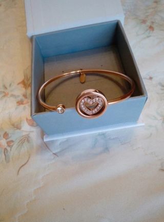 Bracciale Lotus Silver cuore zirconi