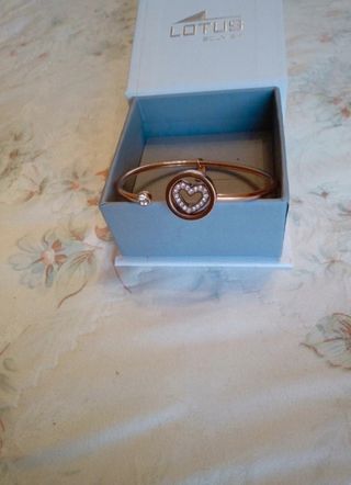 Bracciale Lotus Silver cuore zirconi