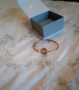Bracciale Lotus Silver cuore zirconi