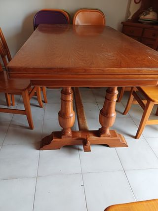 Comedor rústico de madera
