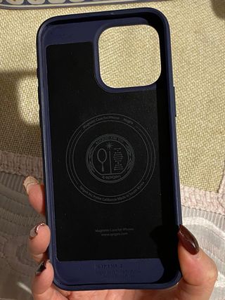 Cover MagSafe iPhone 15 Pro Max Blu