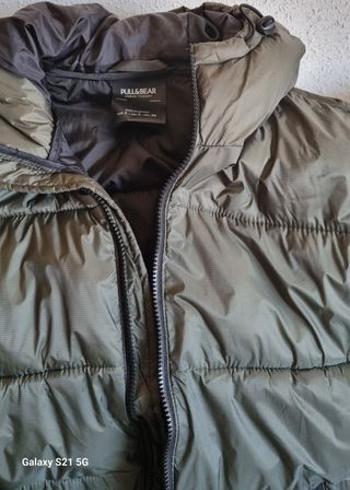 Plumas Pull&Bear Verde Oliva
