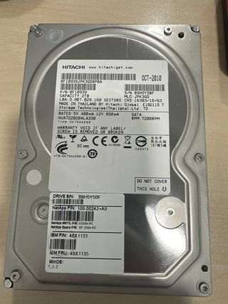 Disco Duro Hitachi 2TB SATA 7200RPM