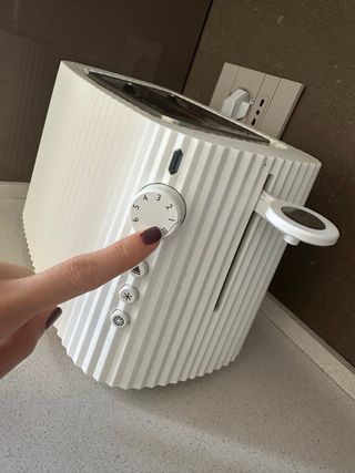 Tostapane Alessi Plissé bianco