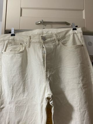 Pantalón H&M Blanco Talla 46 Nuevo