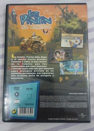 DVD película infantil Los Pintin al Rescate