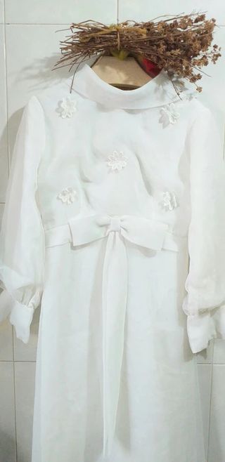Vestido de novia vintage años 60