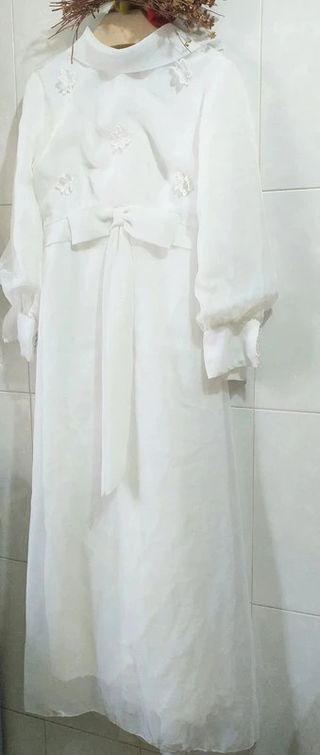 Vestido de novia vintage años 60
