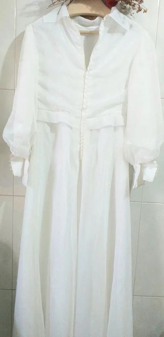 Vestido de novia vintage años 60