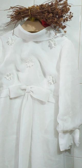 Vestido de novia vintage años 60