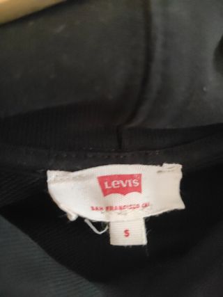 Sudadera Levis Mujer Negra