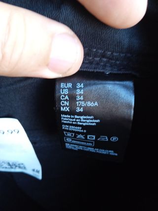 Pantalones Cargo H&M Negros