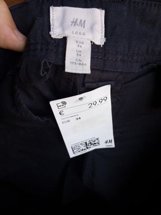 Pantalones Cargo H&M Negros