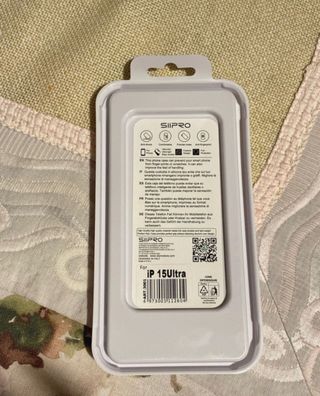 Cover iPhone 15 Pro Max Trasparente Silpro