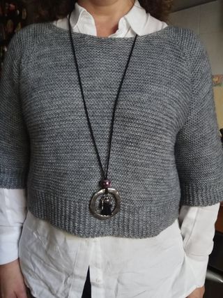 Collar largo aro