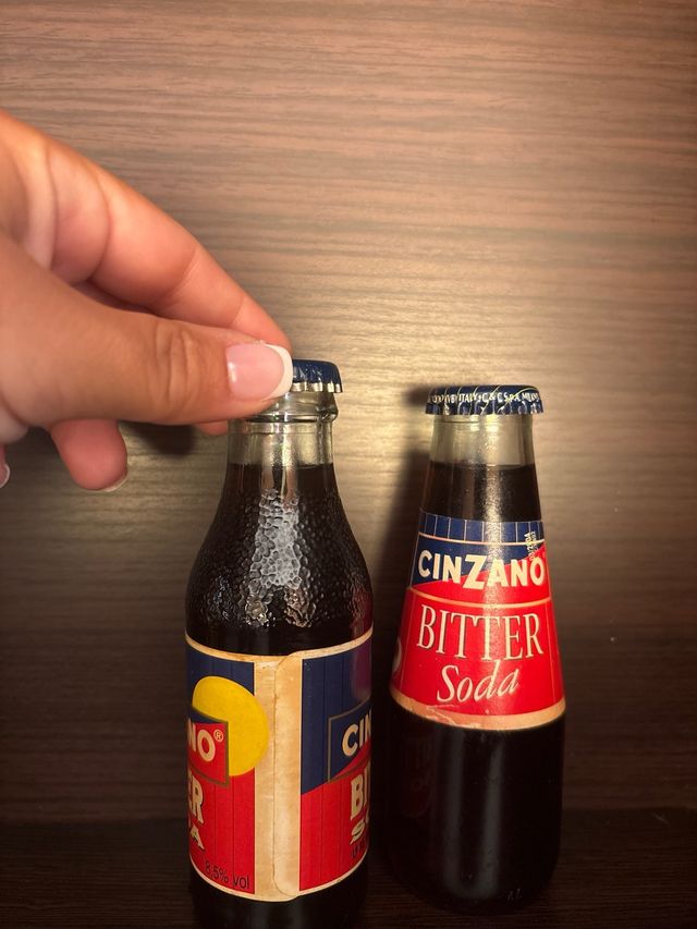 Botellas Cinzano Bitter Soda Coleccionismo