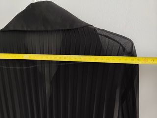 Camisa Plisada Negra Zara.Vintage.