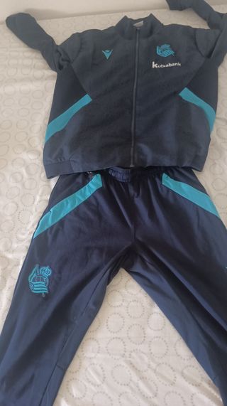 Chándal Macron Real Sociedad Azul