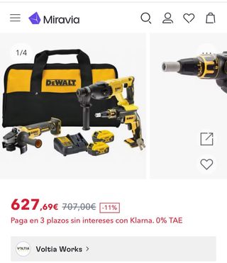 Pack Herramientas DeWalt