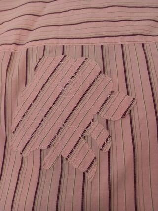 Camisa chica Tommy Hilfiger rosa a rayas