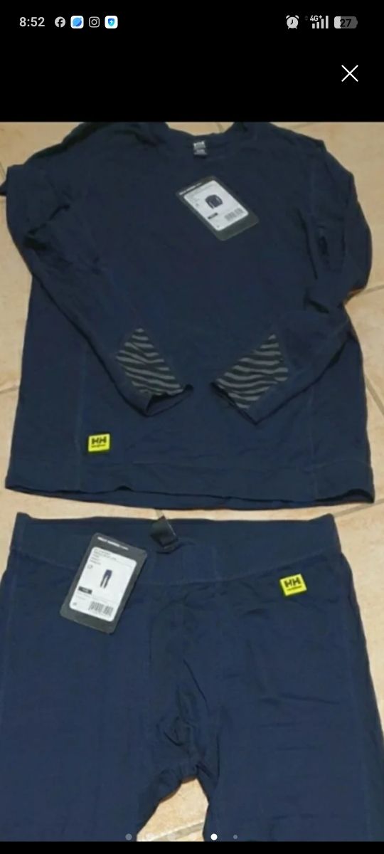 Conjunto Helly Hansen Azul talla S