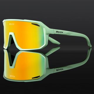 Gafas de sol SCVCN verdes y multicolor
