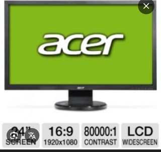 Monitor Acer V243H LCD 24 Negro