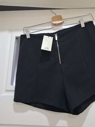 Pantalón , falda  corto negro mujer