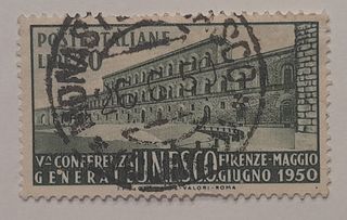 Francobolli Italia Unesco Firenze 1950
