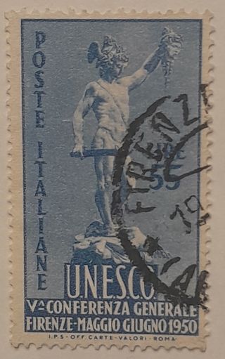 Francobolli Italia Unesco Firenze 1950